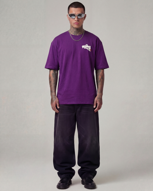 Nashey Oversized Purple Unisex T-shirt