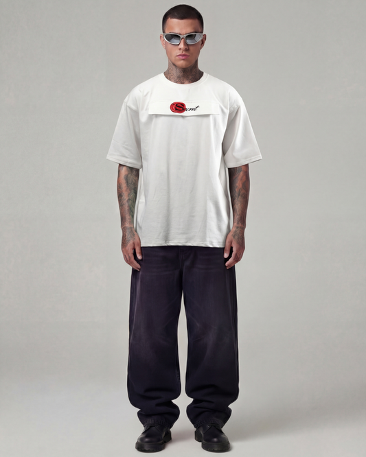 Discipline>Motivation Oversized Offwhite Unisex T-shirt