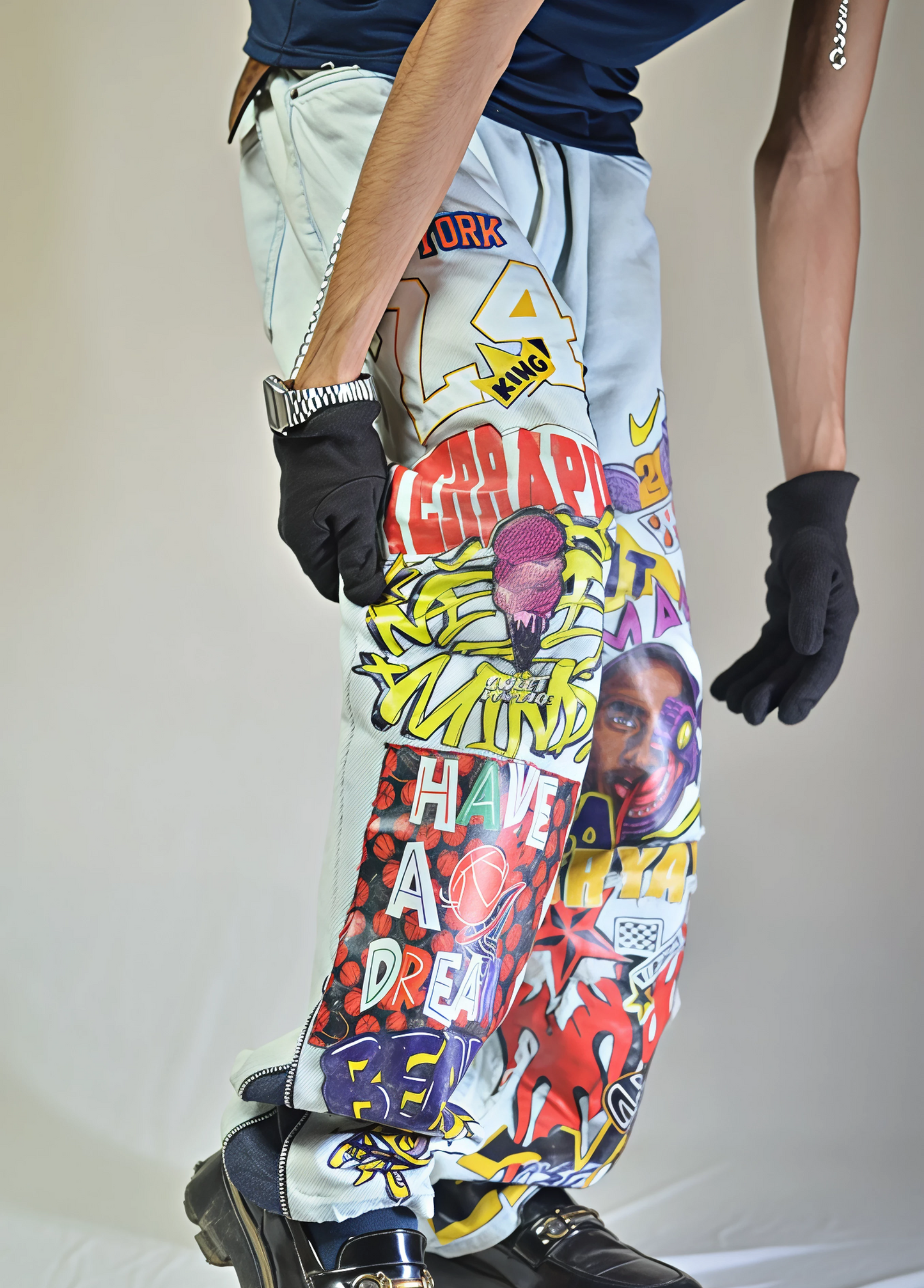 NBA CUSTOM DENIMS – “LEGENDS NEVER DIE” (1 OF 1)