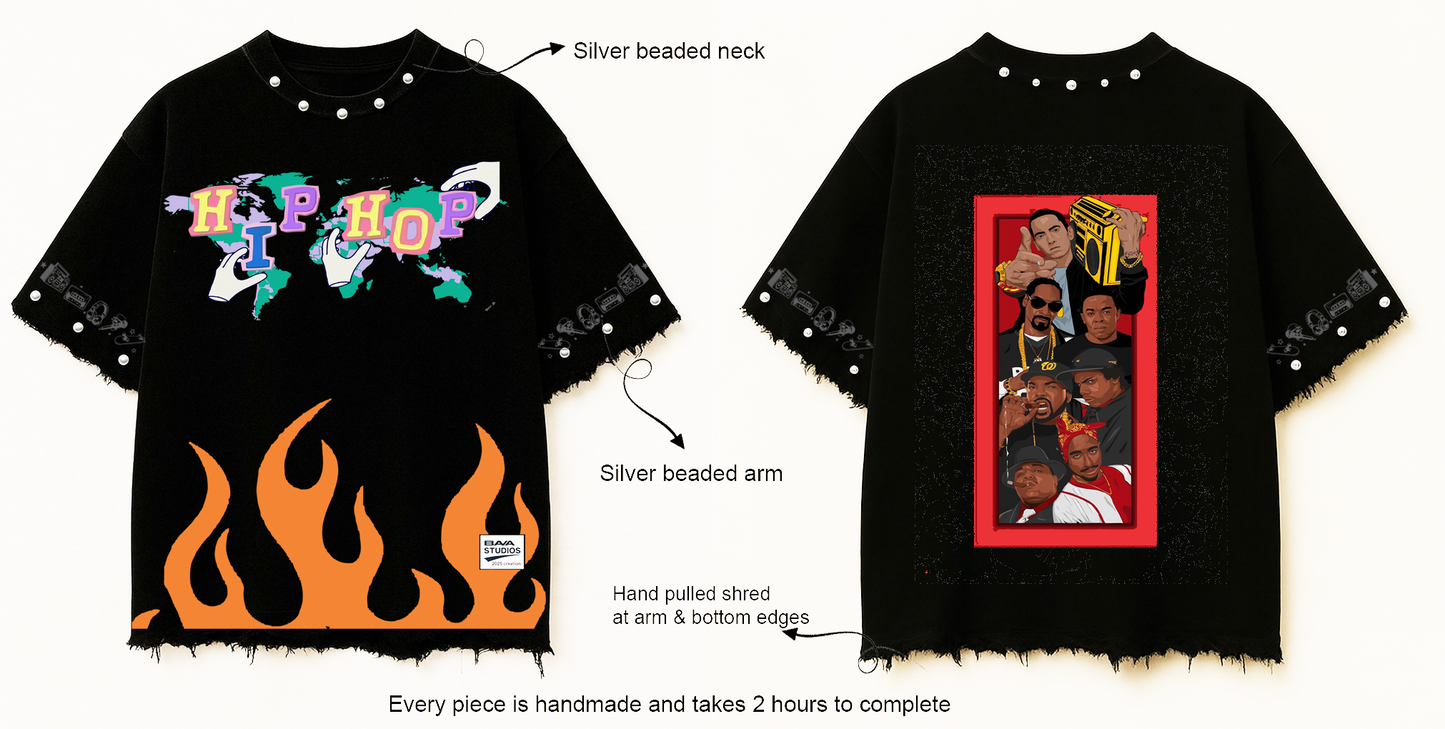 HIP HOP ALL STAR OVERSIZE TSHIRT
