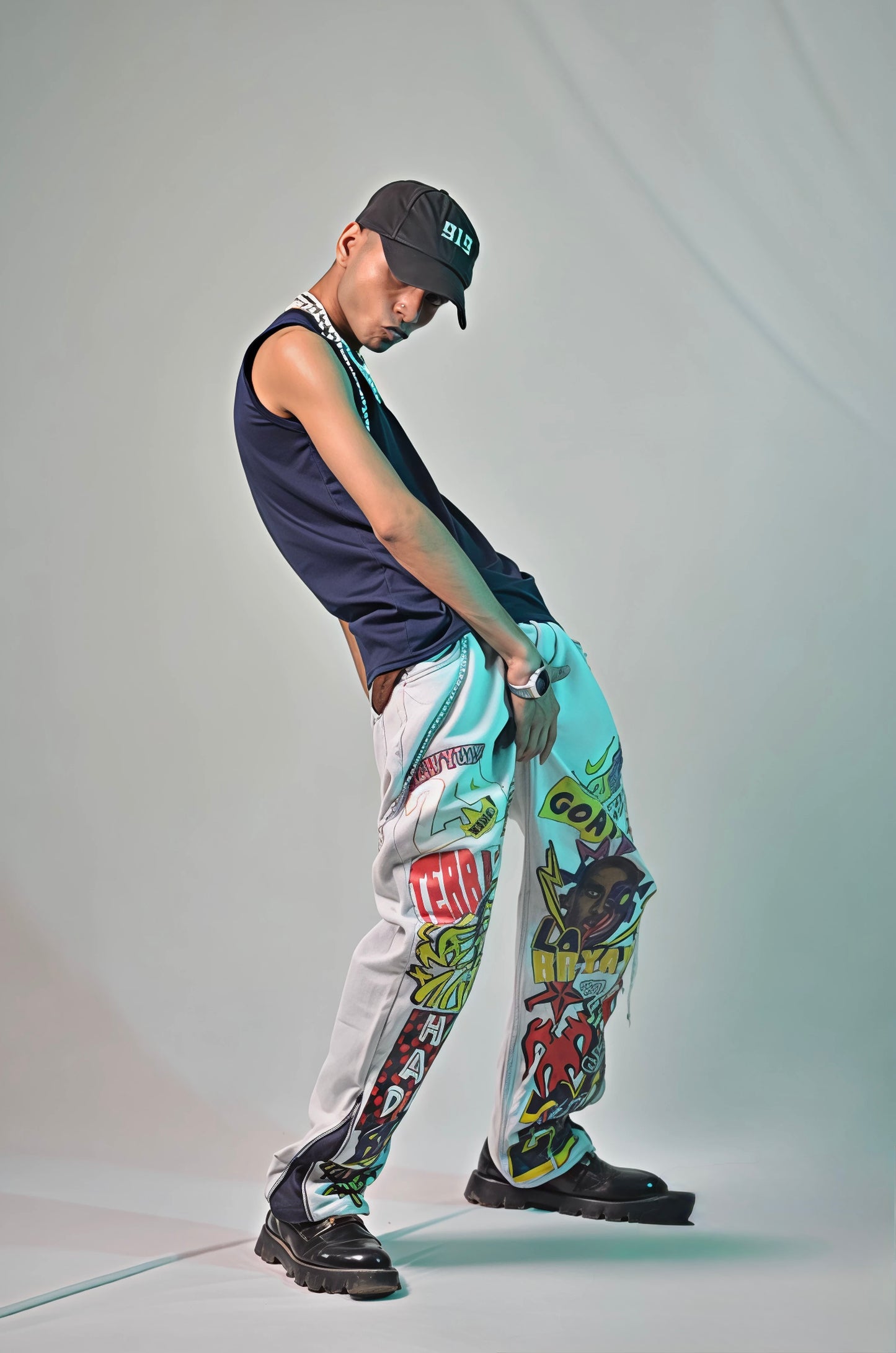 NBA CUSTOM DENIMS – “LEGENDS NEVER DIE” (1 OF 1)
