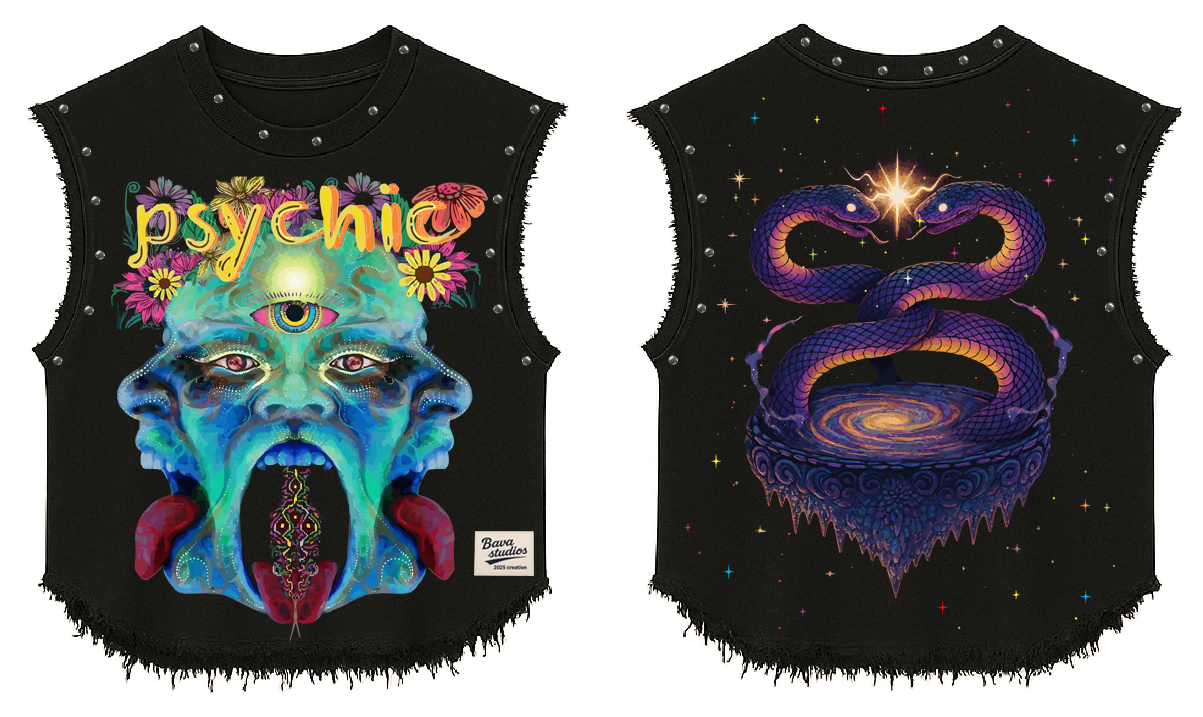 PRE ORDER - PSYCHIC BLACK VEST
