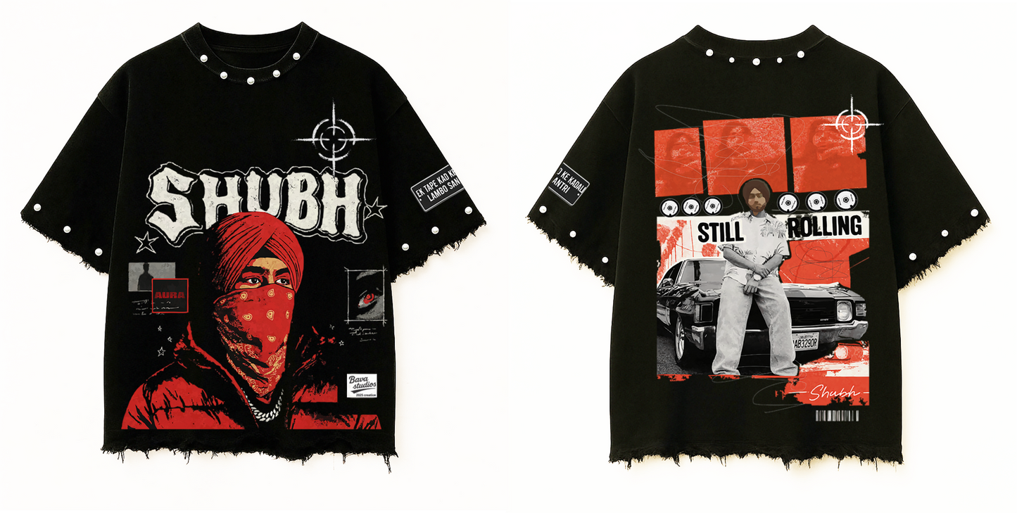 (PRE ORDER) - SHUBH OVERSIZE TSHIRT