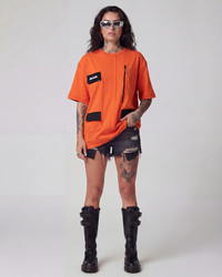 BAD Employee Oversized Orange Unisex T-shirt