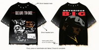 NOTORIOUS B.I.G OVERSIZE UNISEX BLACK TSHIRT (BOXYFIT)