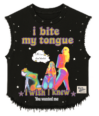 TOO HOT HANDLE UNISEX BLACK VEST (BOXYFIT)