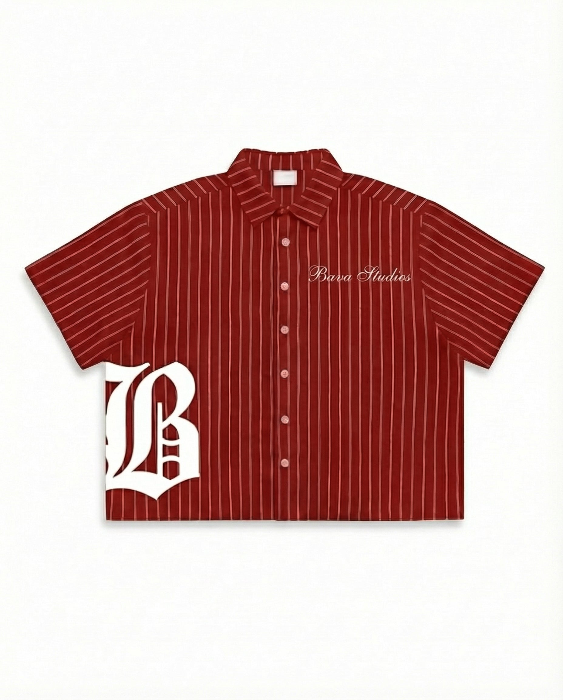 PRE ORDER -  Sinner Society Red Oversize Shirt (Boxy fit)