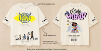 JCOLE OVERSIZE UNISEX OFF-WHITE TSHIRT (BOXYFIT)