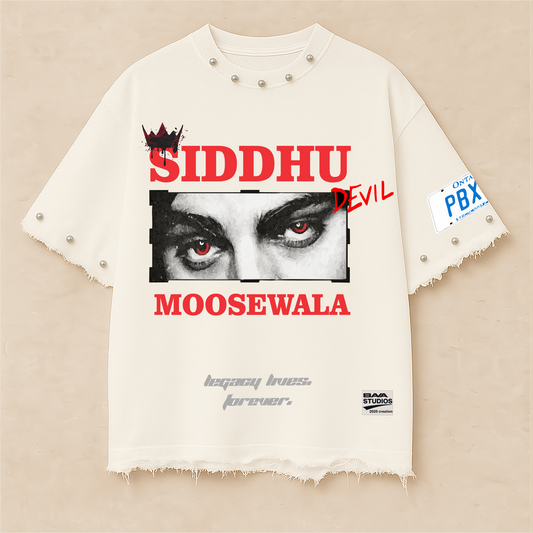 SIDHU MOOSEWALA OVERSIZE TSHIRT